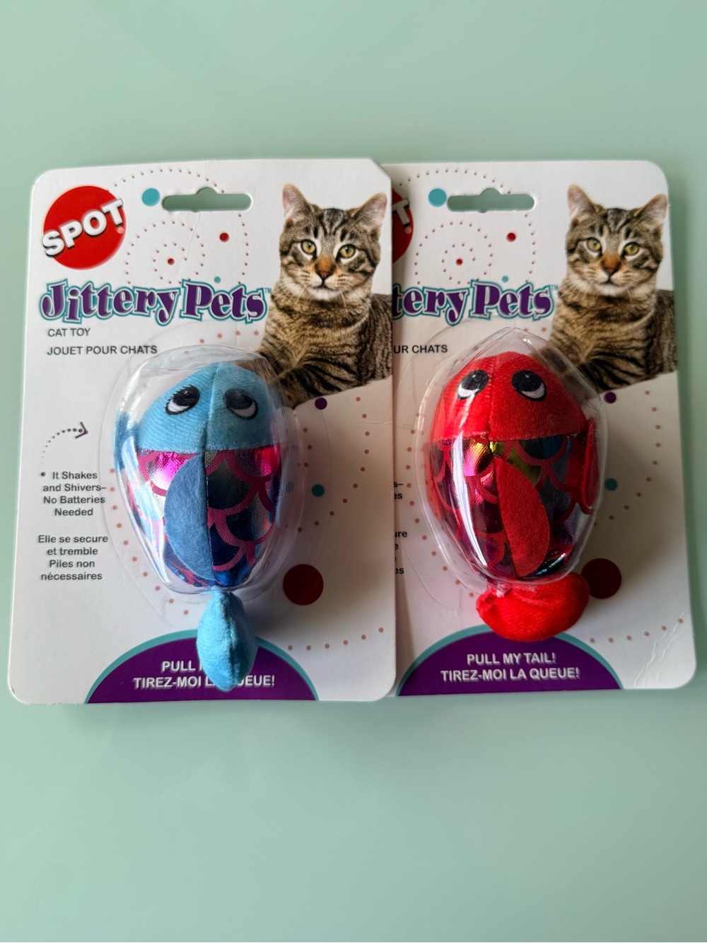 Spot Jittery‎ Pets Cat Toy | 2-Pack | Brand New